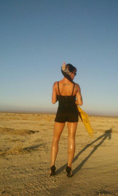 Female model photo shoot of BriCdoll in Mojave desert, Ca