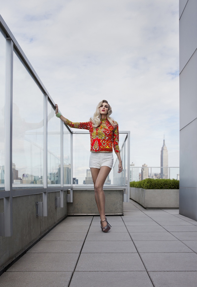 Female model photo shoot of Elizabeth Raab in New York, NY, hair styled by zoe boysen