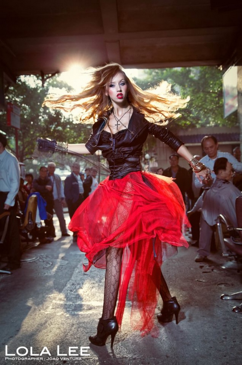 Female model photo shoot of Monja Lee