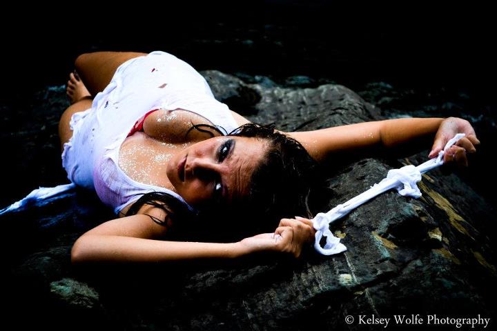 Female model photo shoot of Kelsey Wolfe in Tellico River, Tennessee