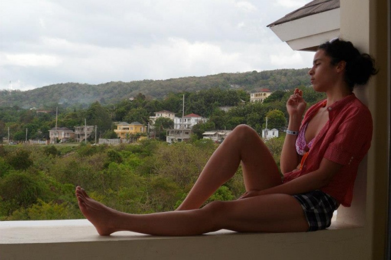 Female model photo shoot of Belle Beauxx in Montego Bay Jamaica