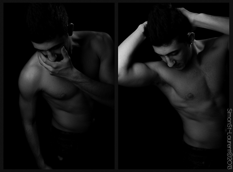 Male model photo shoot of stlaurentphoto and Kyle Petel-S in Montreal