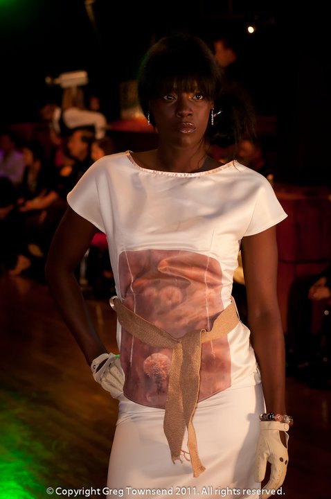 Female model photo shoot of DK-Storm in Birmingham Bliss bar, clothing designed by Catalyst by Tamara Jose
