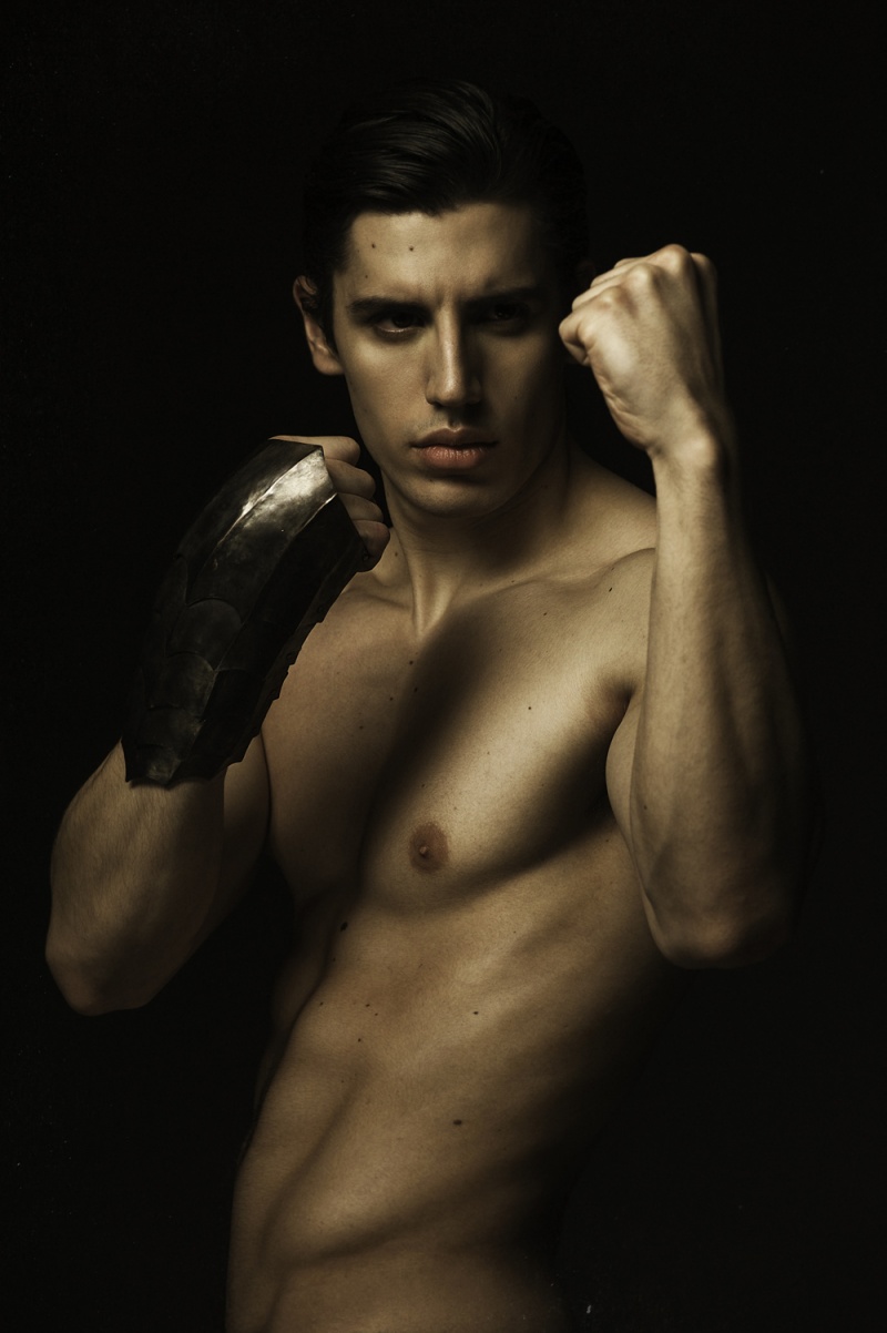 Male model photo shoot of Shimster by JuliusandJames, makeup by Nicole Ostonal