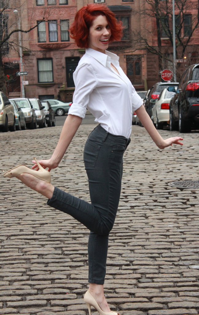 Female model photo shoot of Marie Ellen in NYC