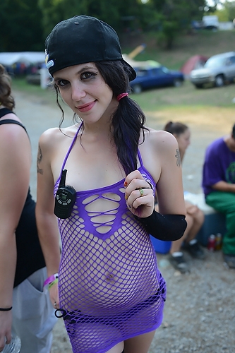 Female model photo shoot of Odlie Chelli in Gathering of The Juggalos.