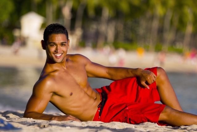 Male model photo shoot of Jody Myers in Oahu,Hi Waikiki Beach