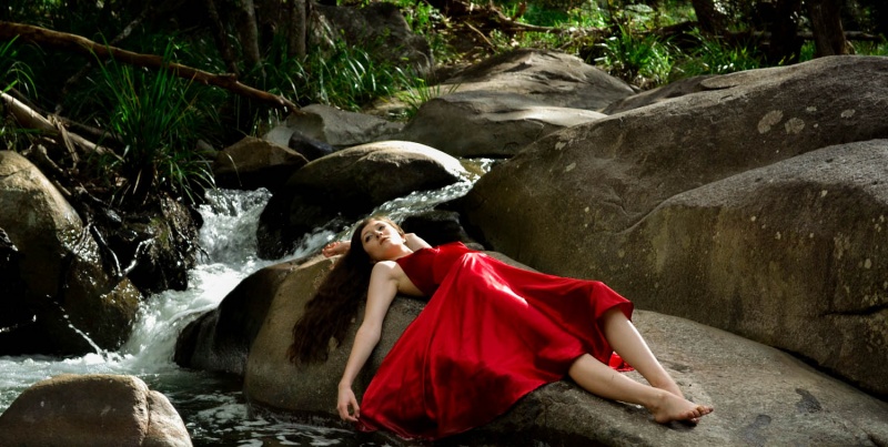 Female model photo shoot of Nakita Cally in Cedar Creek, Brisbane, QLD