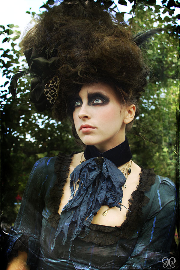Female model photo shoot of Nina pak, makeup by Nightshade Beauty