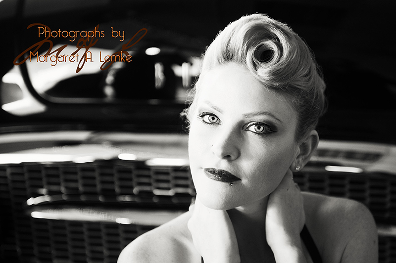Female model photo shoot of Margaret Lemke Photography in California Car Company