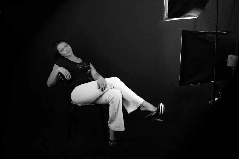 Female model photo shoot of Adria - Image Creations by Kenn Beau in Studio