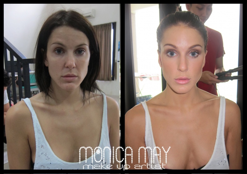 Female model photo shoot of Monica - Make Up Artist