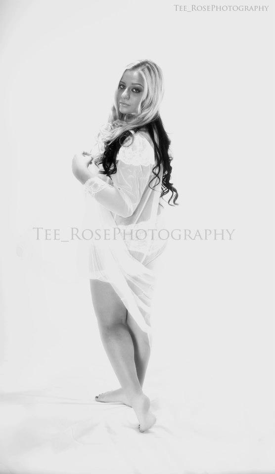 Female model photo shoot of Kristin Blueyes Marie by Tee_RosePhotography