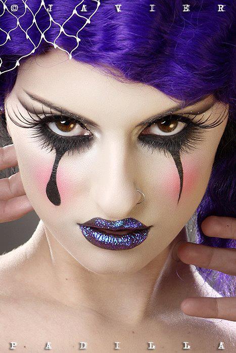 Female model photo shoot of Malicious Makeup