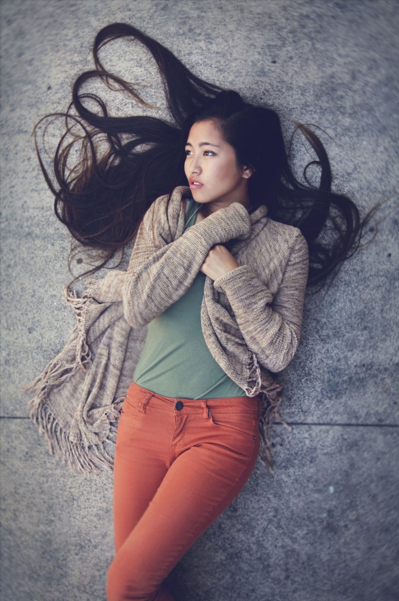 0 model photo shoot of Audrey Nguyen