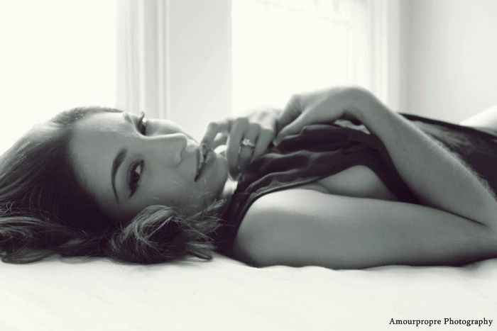 Female model photo shoot of Nadelle Devries in Amourpropre Studio