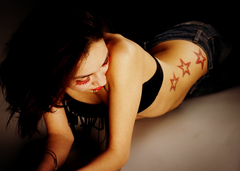 Female model photo shoot of Melina Gutierrez by VIP International in Chicago 2013