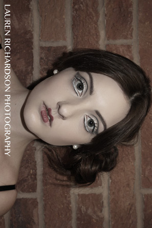 Female model photo shoot of Lauren E Richardson, makeup by Jessica Rose MUA