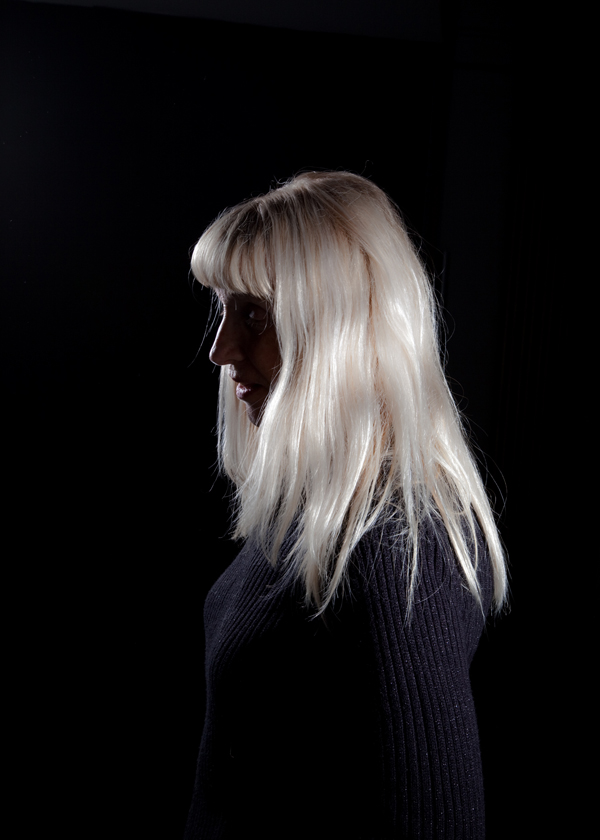 Female model photo shoot of Karen Utley in studio