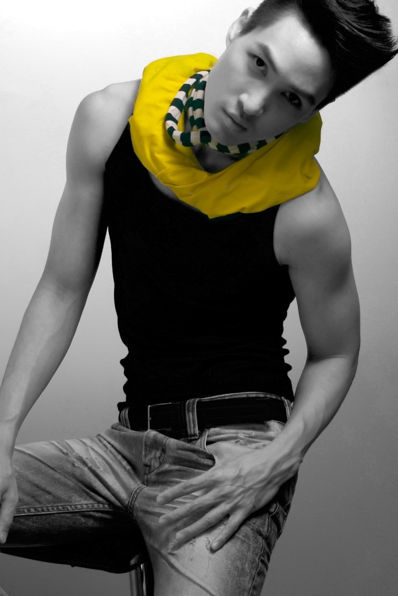 Male model photo shoot of Christopher Rojanakit by Mick Porter