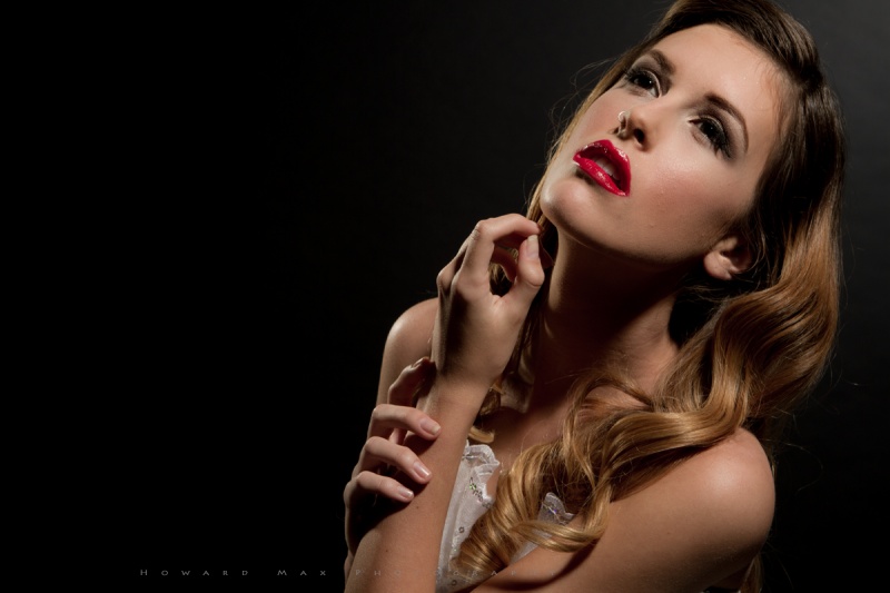 Female model photo shoot of MUA Evy Sandoval by Howard Max Photography