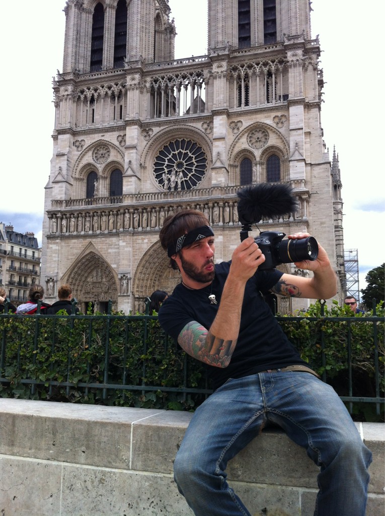 Male model photo shoot of Richard Nettleingham in Notre Dame, Paris