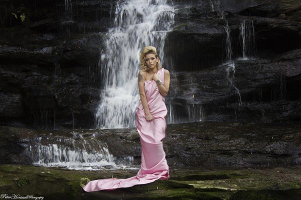 Female model photo shoot of Magnetik Make-up and sammy weigang in Somerby Falls, Gosford, NSW