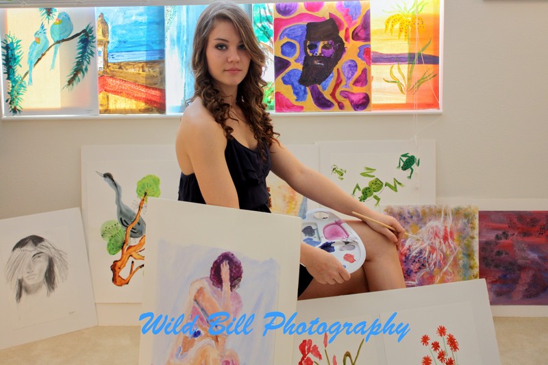 Female model photo shoot of Amanda M Robertson by Wild Bill Photography in studio