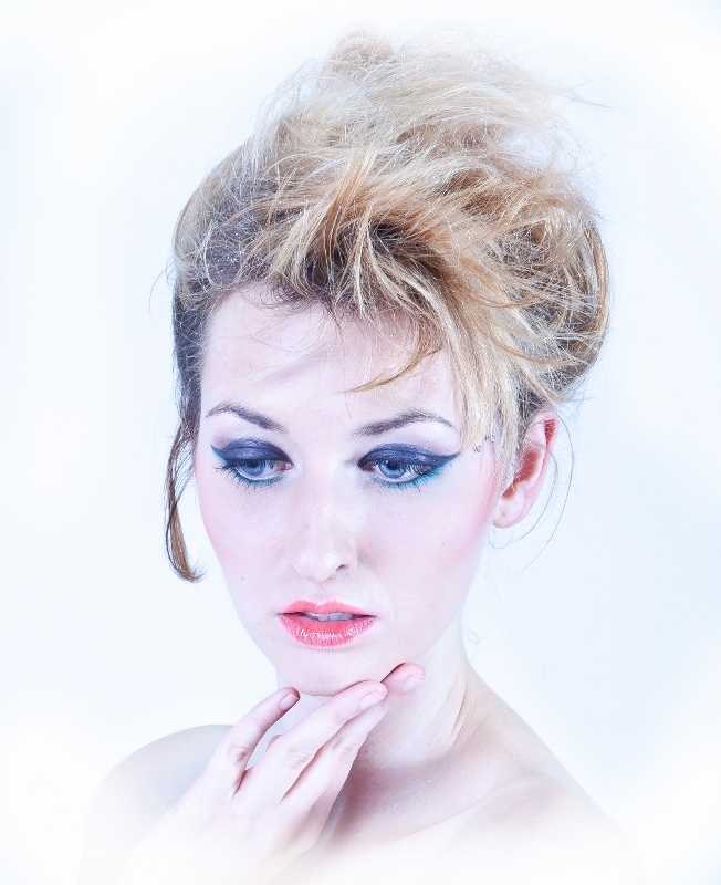 Female model photo shoot of PolishedMakeUpByPaulina in Leeds