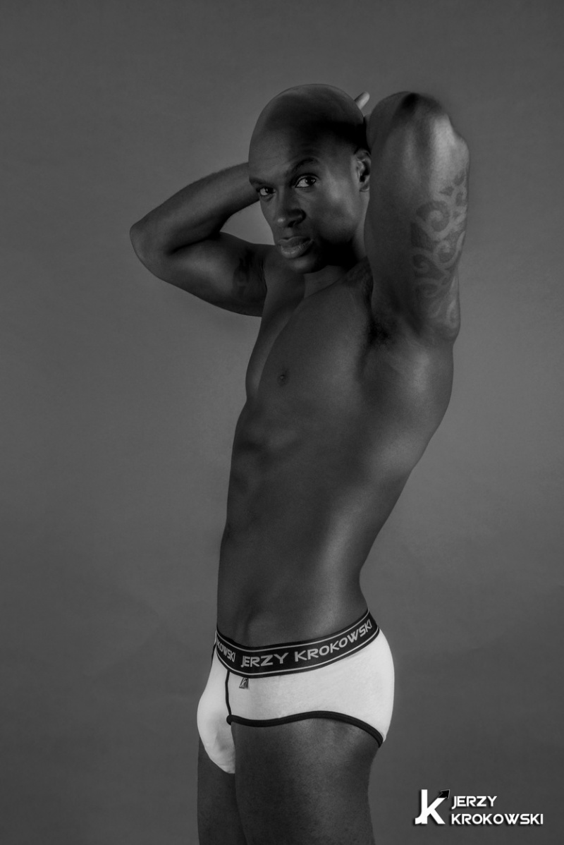 Male model photo shoot of JK Underwear and Michael Anthony Bailey