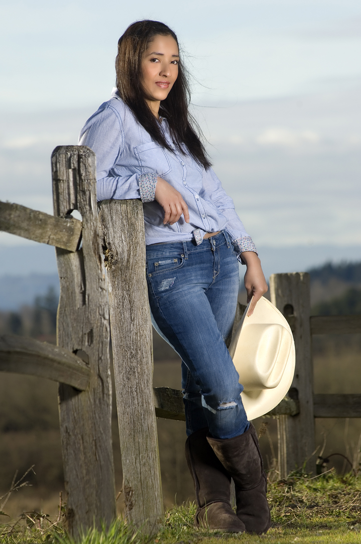 Female model photo shoot of Lucia Hernandez by Don Anderson in Salem, Oregon
