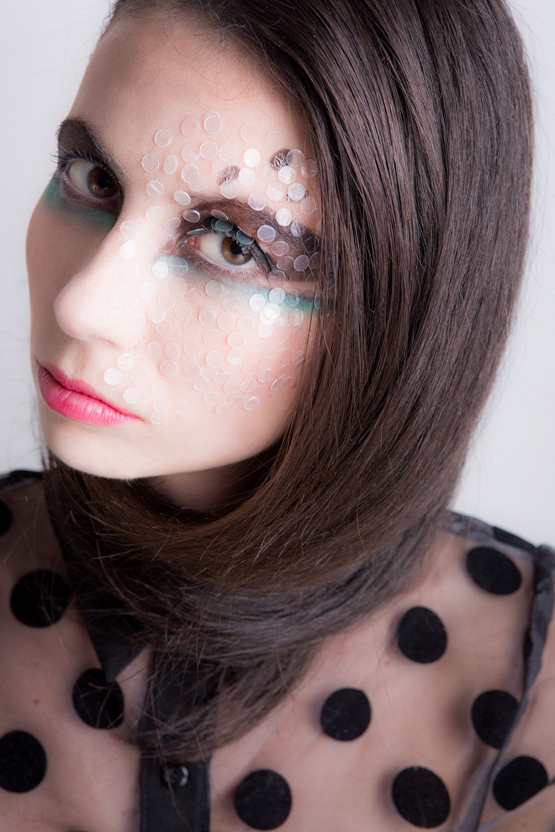 Female model photo shoot of Alessandra Lupi, makeup by Yuki Haba