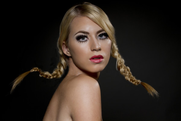 Female model photo shoot of Mo Gregory Makeup in Philadelphia, PA