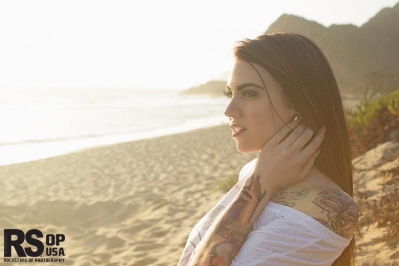 Female model photo shoot of Stephany Theys in Malibu, CA