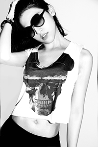 Female model photo shoot of Lucky Lu Ying Jung Lu in San Francisco AAU Photography Studio