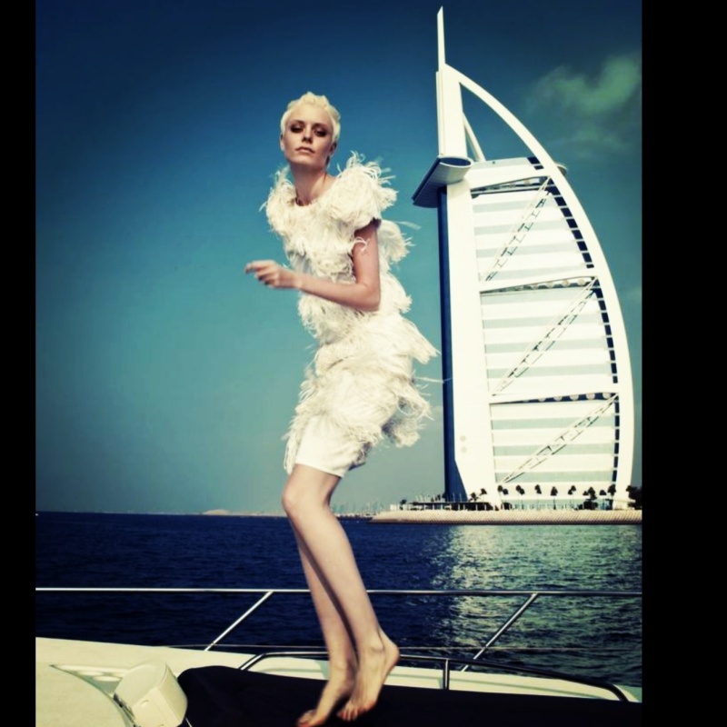 Female model photo shoot of Heather Burton in Dubai