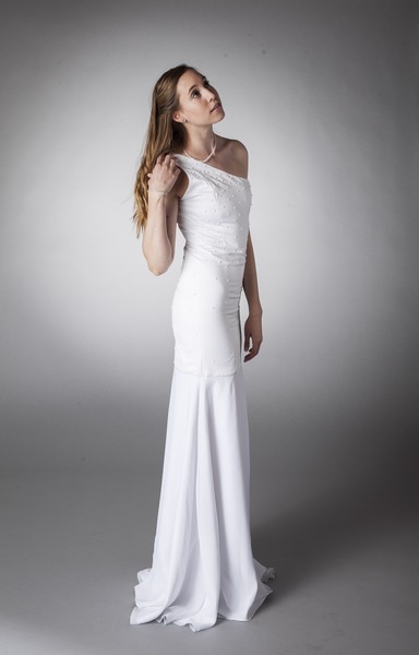 Female model photo shoot of Alexandra Fae in Morgia Couture Bridal Collection