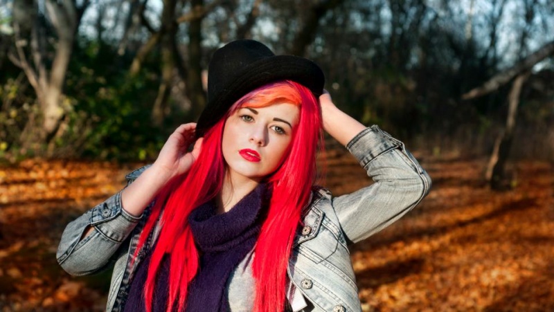 Female model photo shoot of Lilly Ink in bestwood