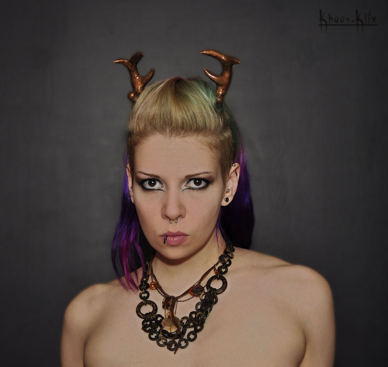 Female model photo shoot of Khaos Klix