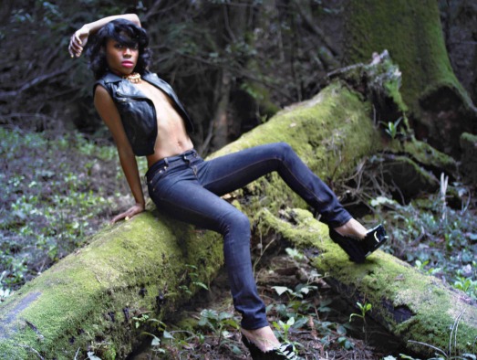 Female model photo shoot of LoMillie in Redwood Park, California