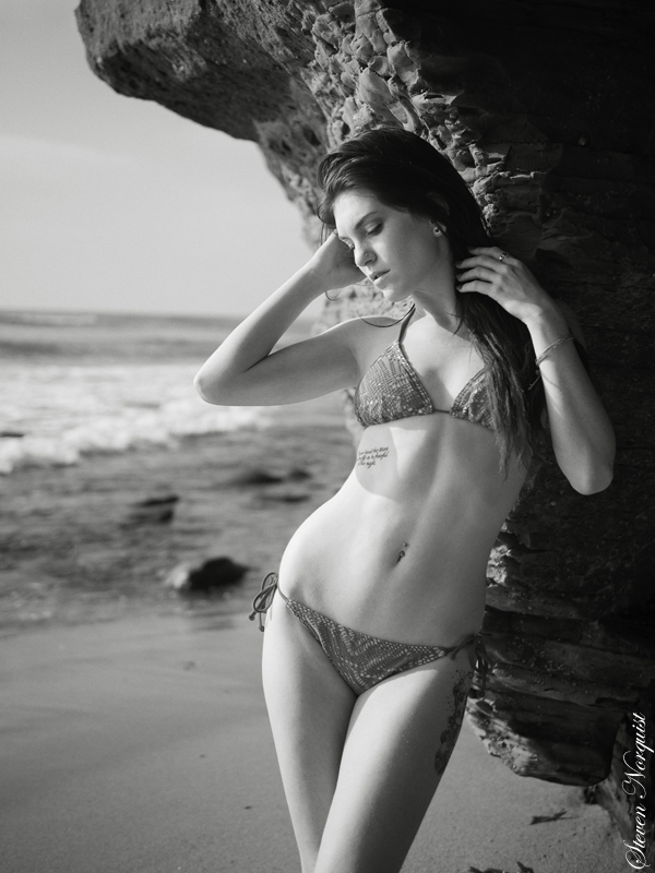 Female model photo shoot of Maggie Clarke by Steven Norquist in Sunset Cliffs, CA