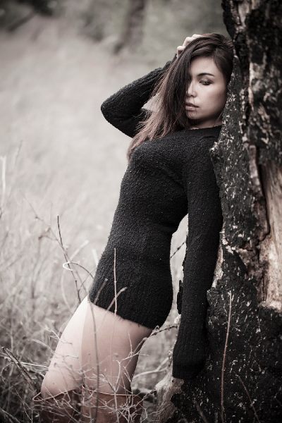 Female model photo shoot of April Bay