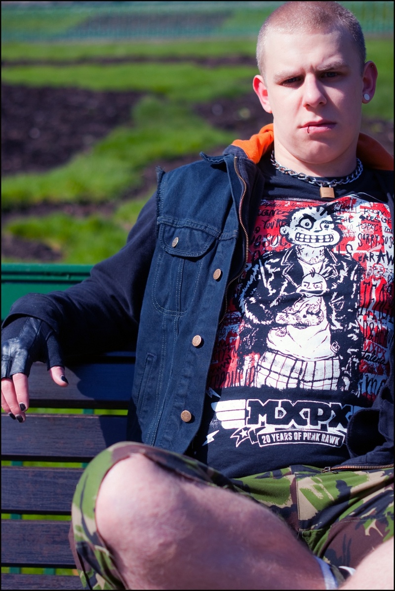 Male model photo shoot of Bass Nova by Rob France Photography in Aberdeen Union Terrace Gardens