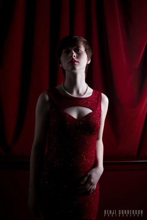 Female model photo shoot of Kitsune Burillium in Collingwood Art Center