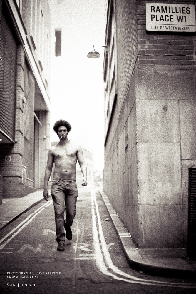 Male model photo shoot of Jamie BD in London