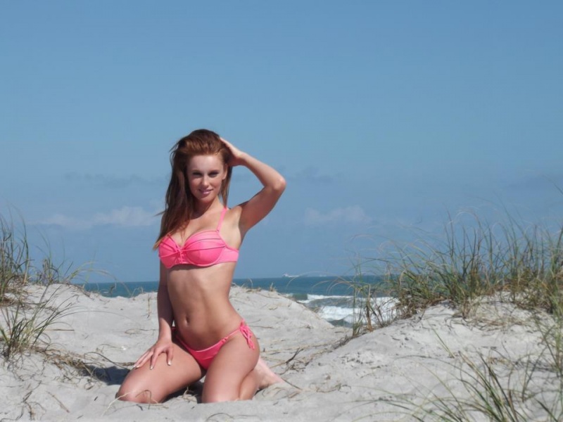 Female model photo shoot of emeliespencer in coco beach