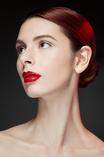 Female model photo shoot of Treja Makeup and Hair