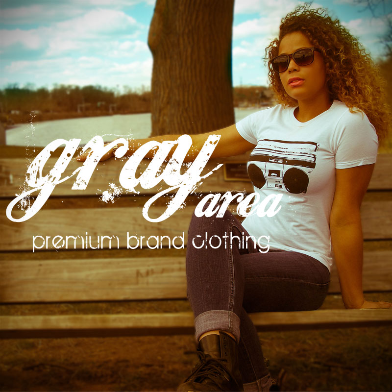 Male model photo shoot of gray area premium brand