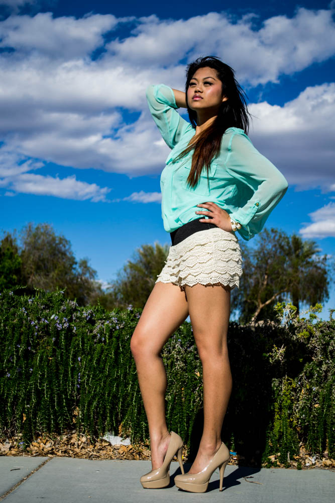 Female model photo shoot of BrighterNites and Nichelle Anne in Aliante Park - North Las Vegas, NV