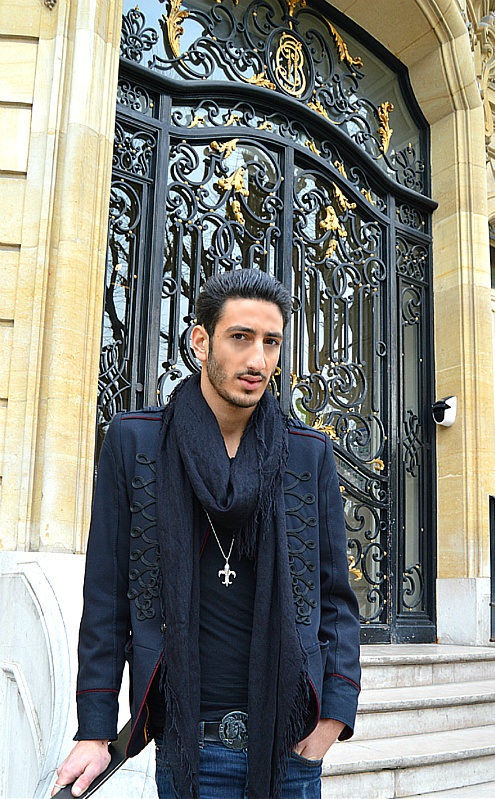 Male model photo shoot of Benjamin Alia in Paris, France